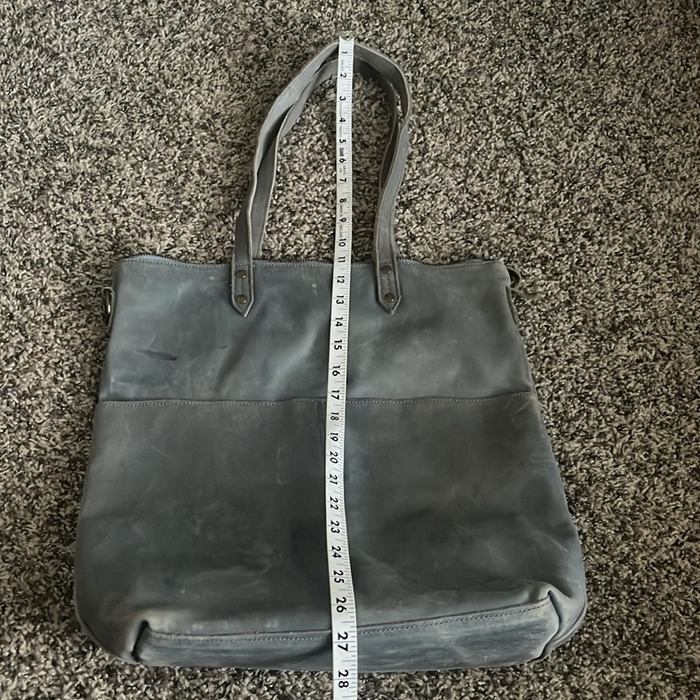 ABLE Selam Magazine Tote - BLUE GRaY - Picture 12 of 16